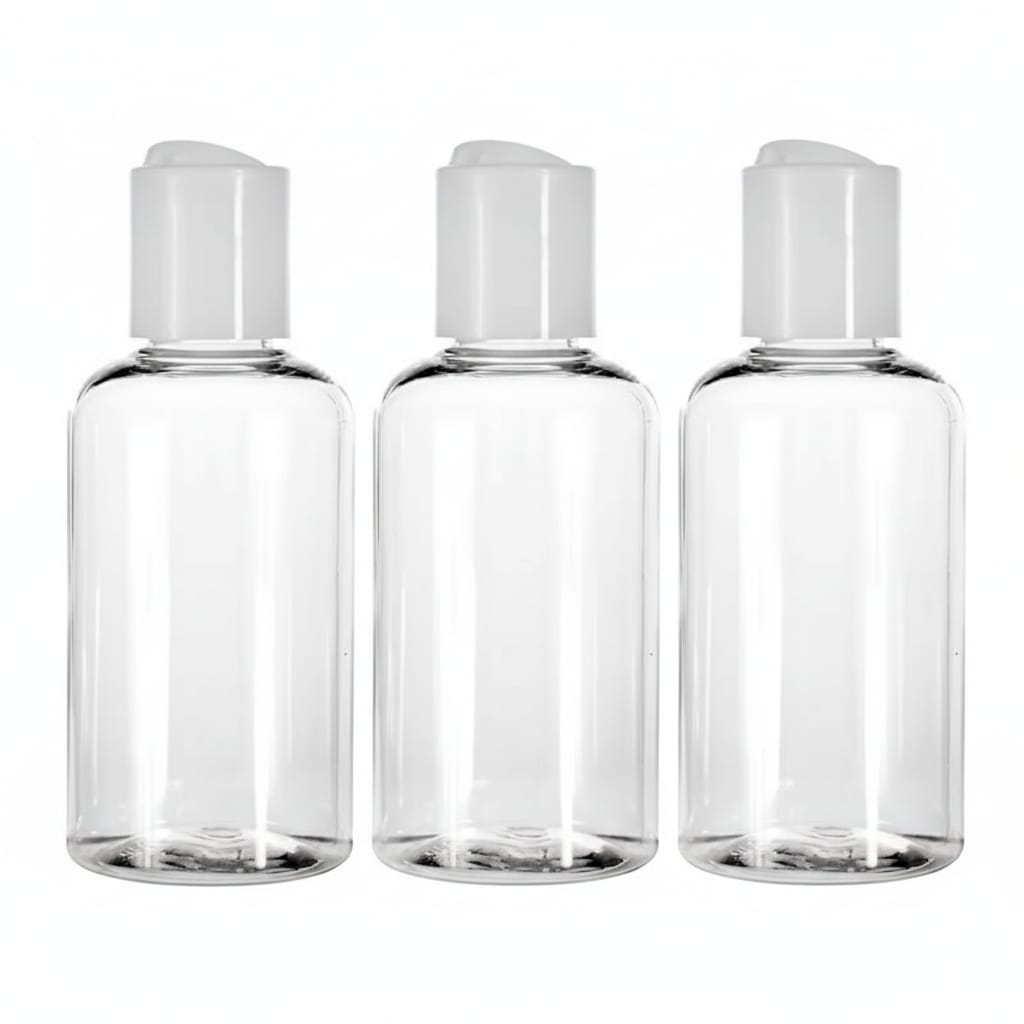 Set Sticle Calatorie 80ml, Recipiente Transparent, 3 buc 1