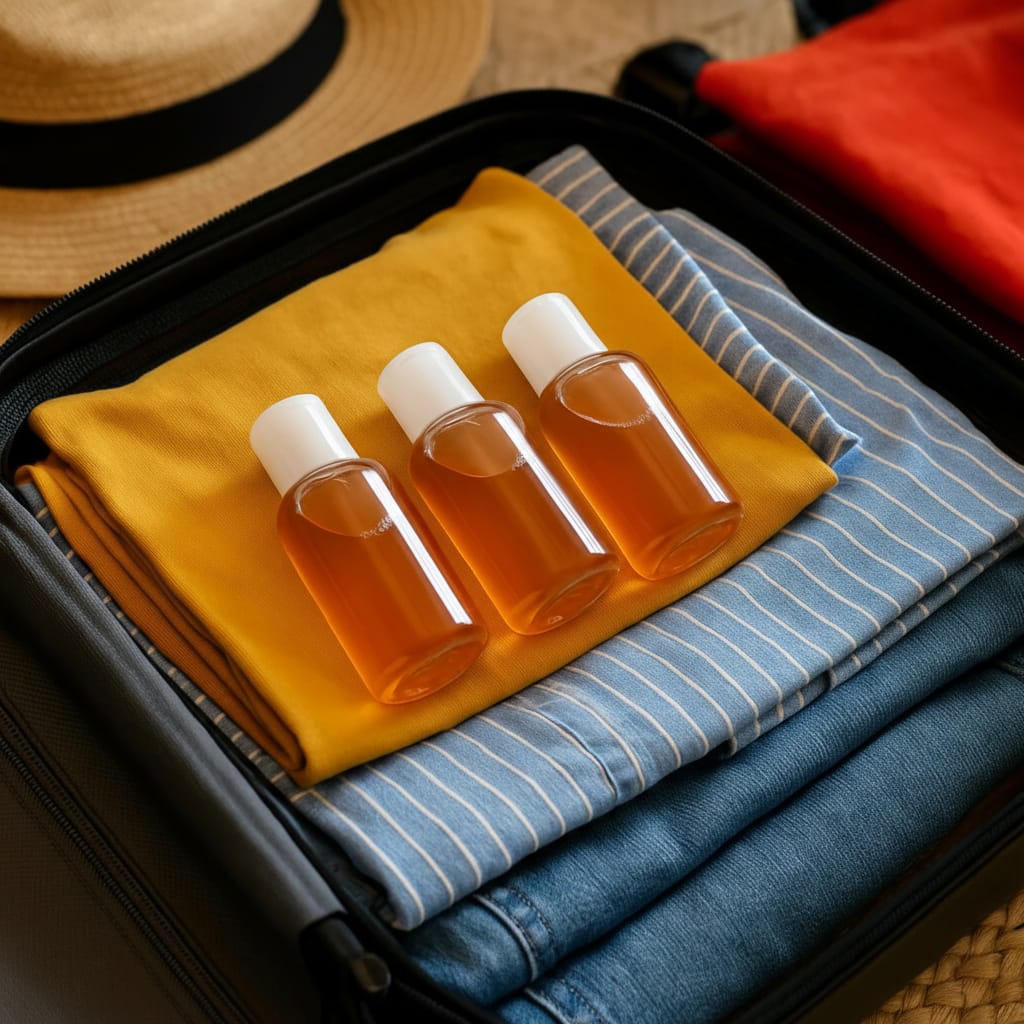 Set Sticle Calatorie 80ml, Recipiente Transparent, 3 buc 2
