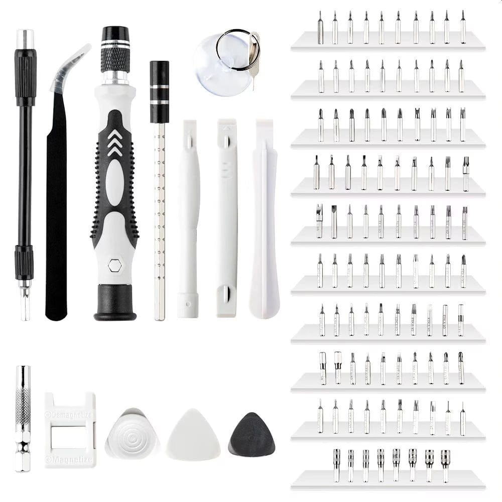 Set surubelnita de precizie cu 122 capete interschimbabile, trusa compacta pentru reparatii electronice 2