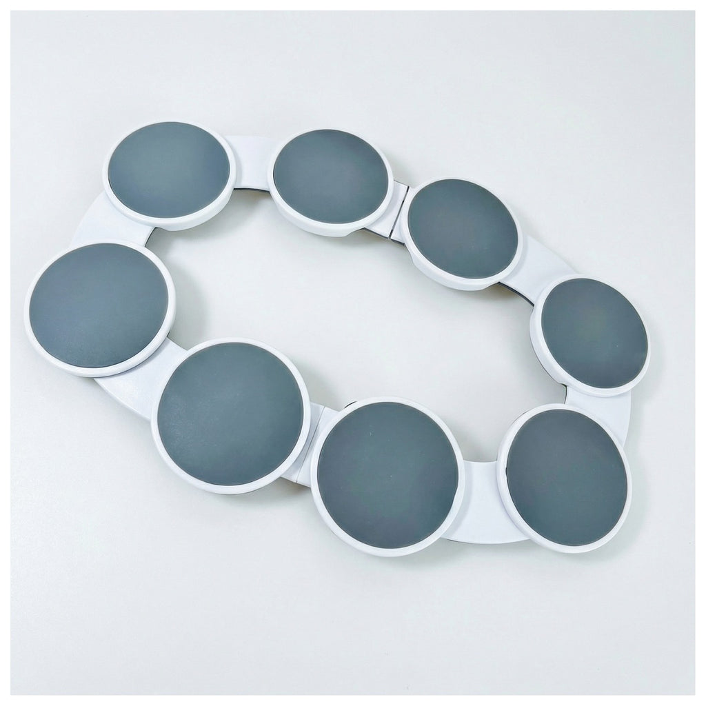 Set tăvi de servire înlănțuite, 90 x 51 cm, alb-gri