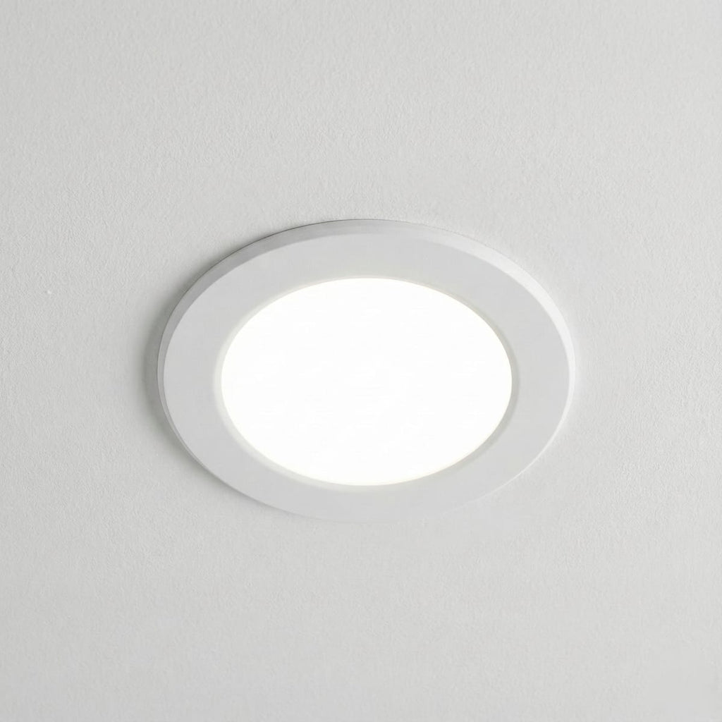 Spot LED incastrat ECO 6W rotund alb, 100mm, alb rece, pentru tavan rigips 1