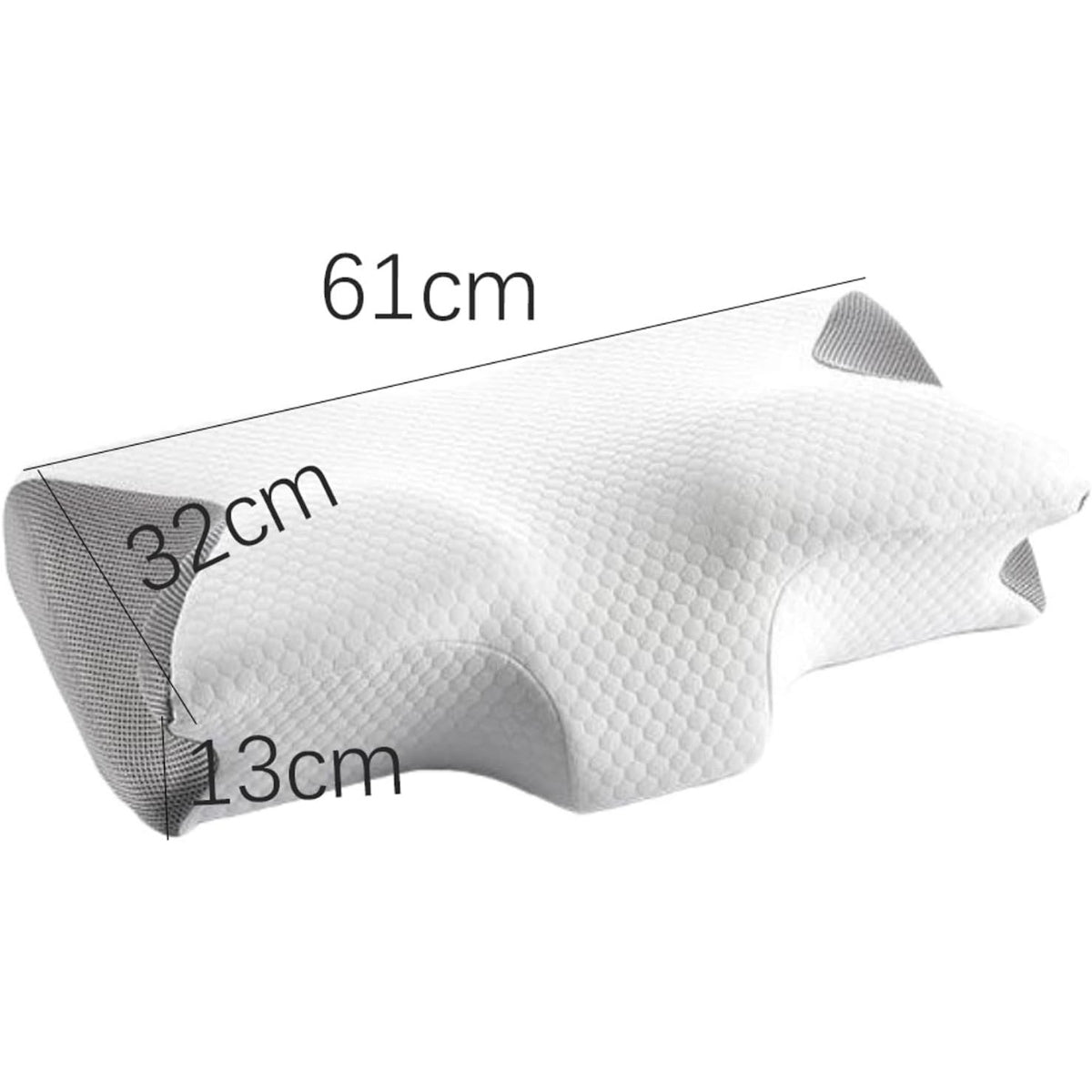 Perna ortopedica cervicala din spuma cu memorie, suport gat si coloana, pentru somn odihnitor