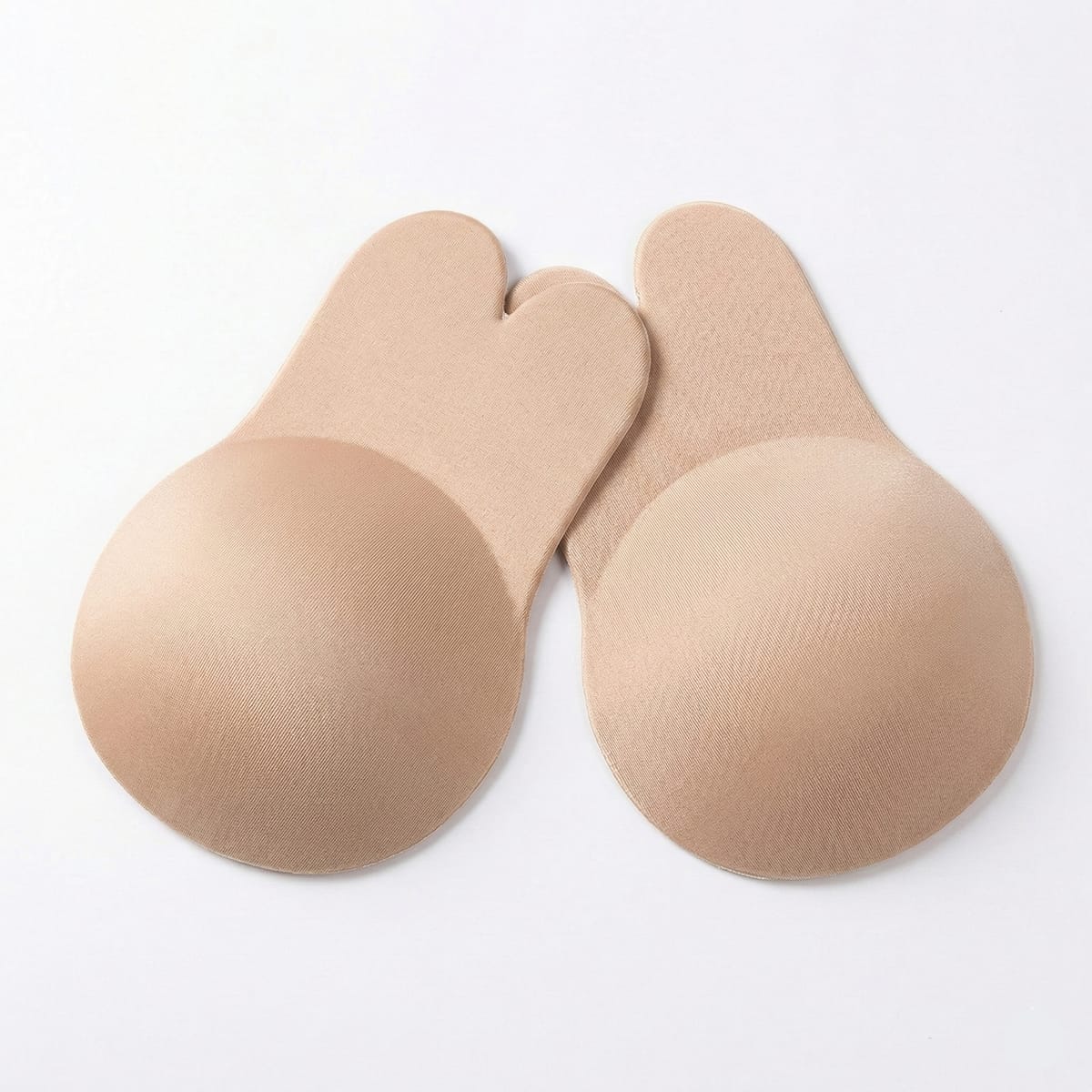 Sutien invizibil din silicon cu efect push-up, set adeziv reutilizabil, variantă bej 2