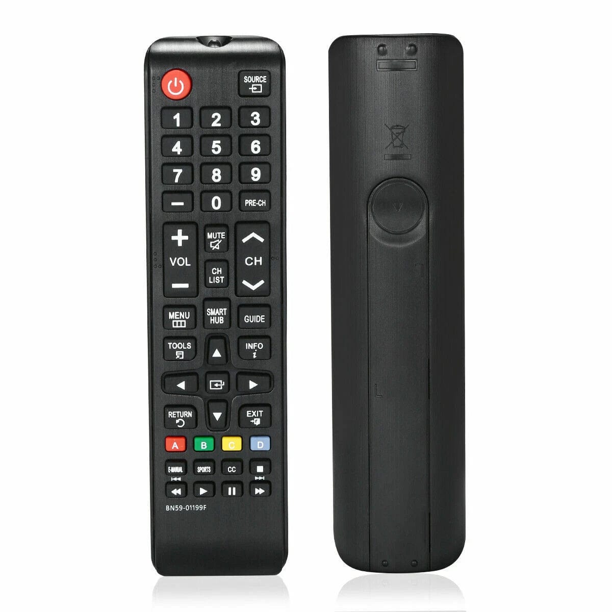 Telecomandă universală  compatibilia Samsung Smart TV, Neagră 1