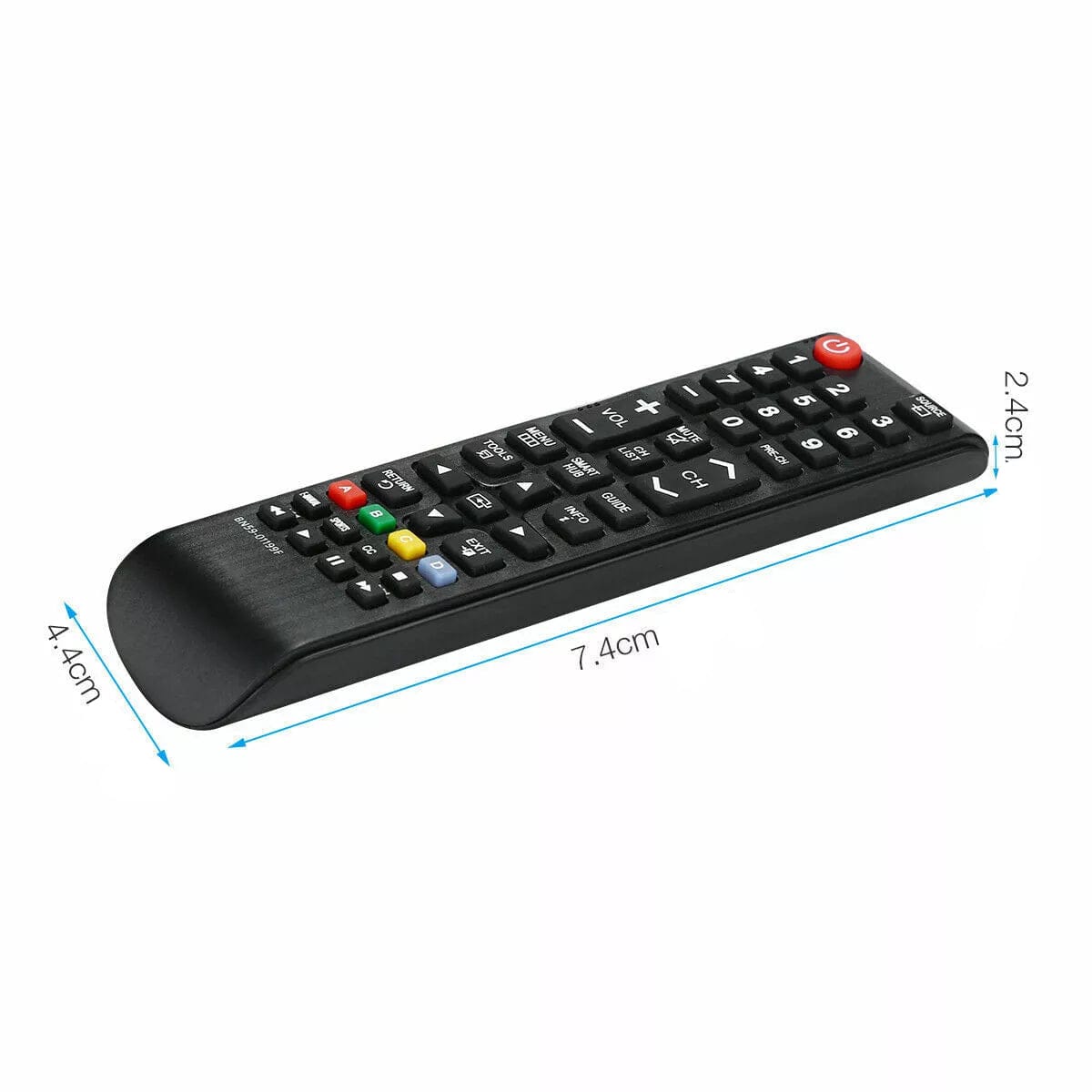 Telecomandă universală  compatibilia Samsung Smart TV, Neagră 3