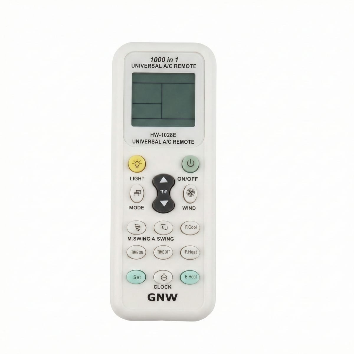 Telecomanda universala pentru aer conditionat, compatibila cu multiple marci, cu ecran digital 3