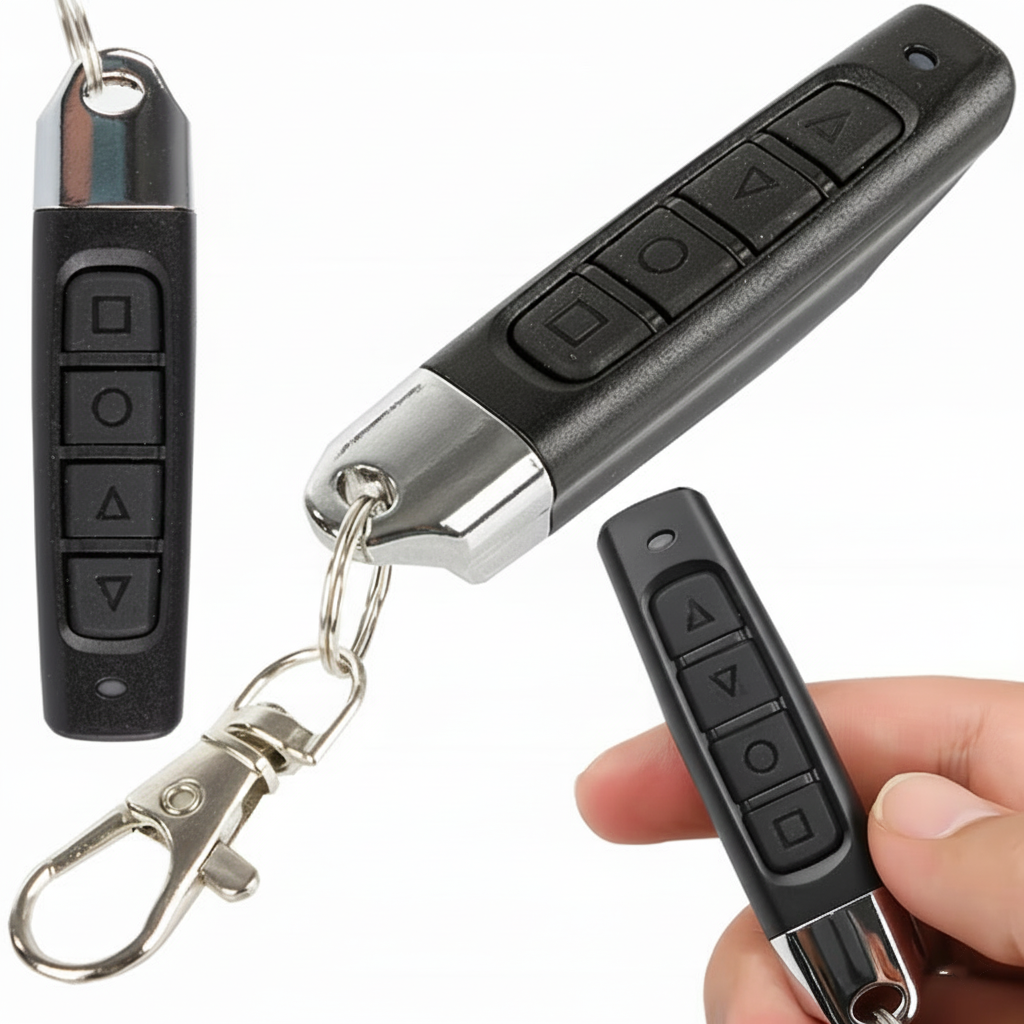 Telecomandă universală multi-sistem pentru poartă și alarmă