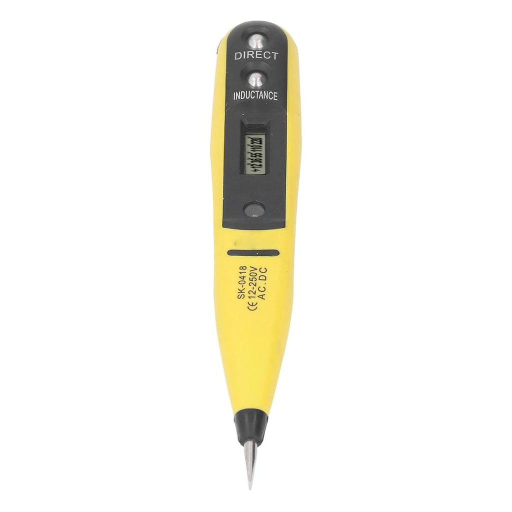 Tester tensiune digital cu ecran LCD, 12–250V, contact/inductiv 3