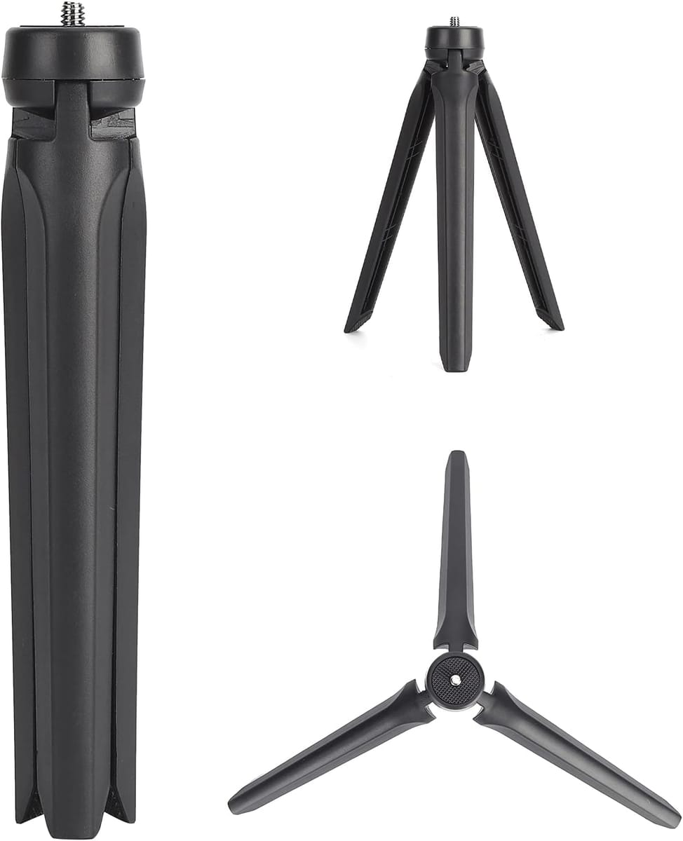 Trepied Reglabil Foto/Video Mini 19cm, Suport Portabil cu surub 1/4 1