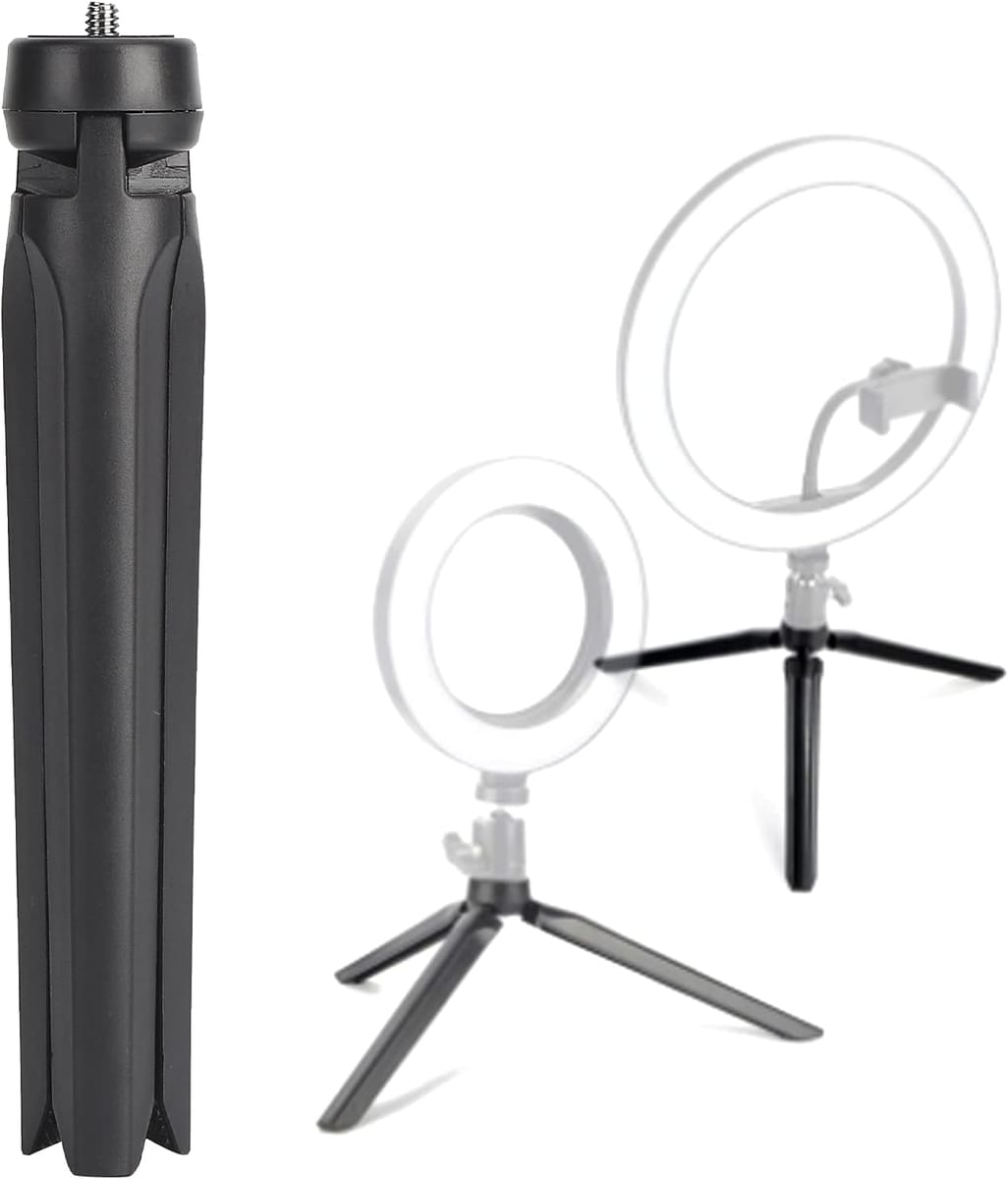 Trepied Reglabil Foto/Video Mini 19cm, Suport Portabil cu surub 1/4 2