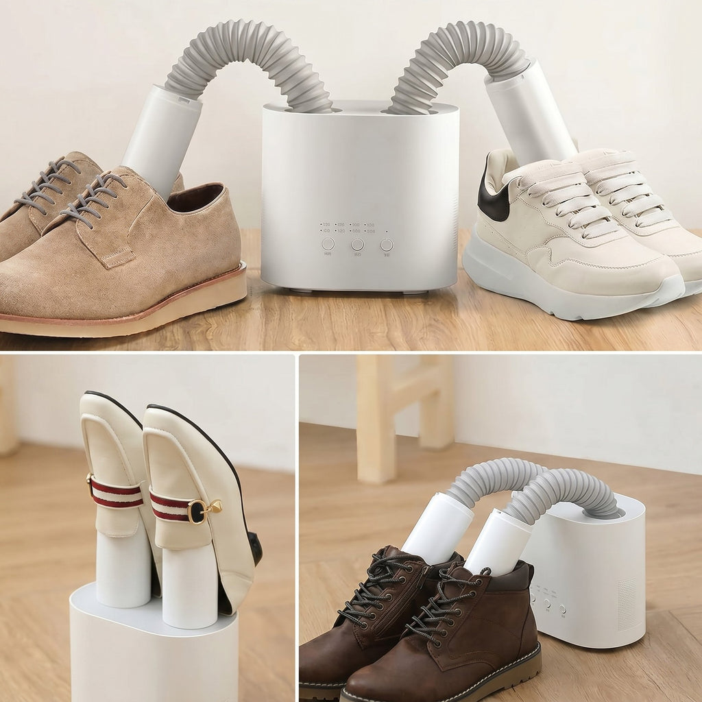 Uscator de pantofi electric, uscare rapida, ozonare, suport pantofi inalti 4