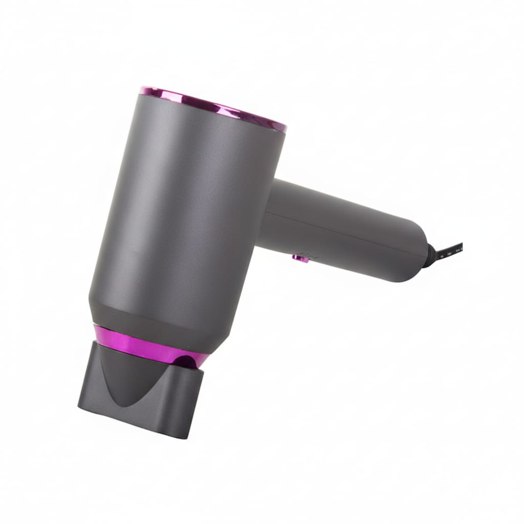 Uscător par gri-mov 2800W, 3 trepte căldură, indicator LED 4