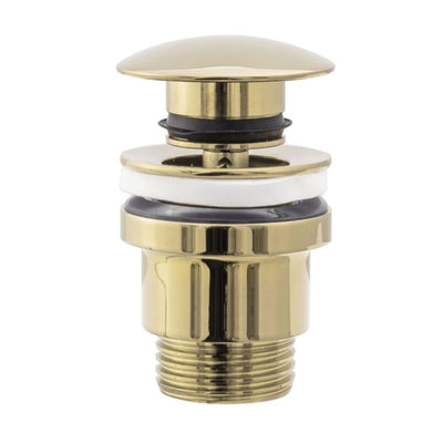 Ventil Click-Clack lavoar Universal Auriu Lucios, Filet Standard 1 1/4 1