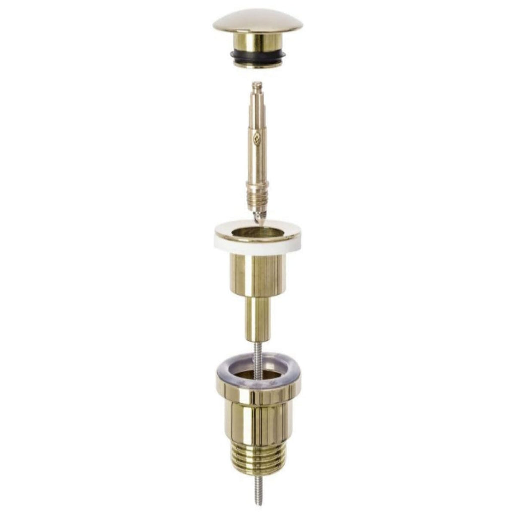 Ventil Click-Clack lavoar Universal Auriu Lucios, Filet Standard 1 1/4 - Imagine 3