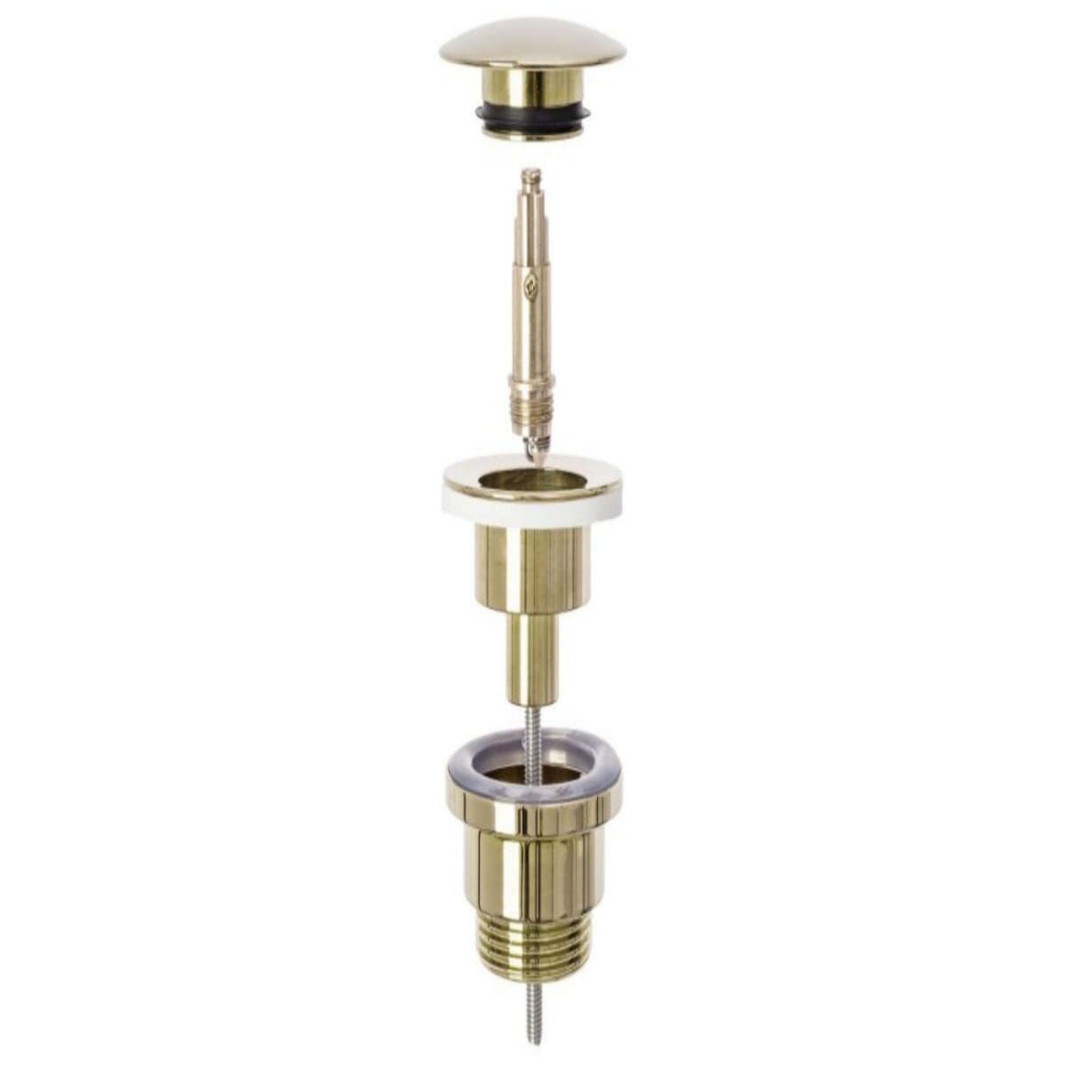 Ventil Click-Clack lavoar Universal Auriu Lucios, Filet Standard 1 1/4 - Imagine 3
