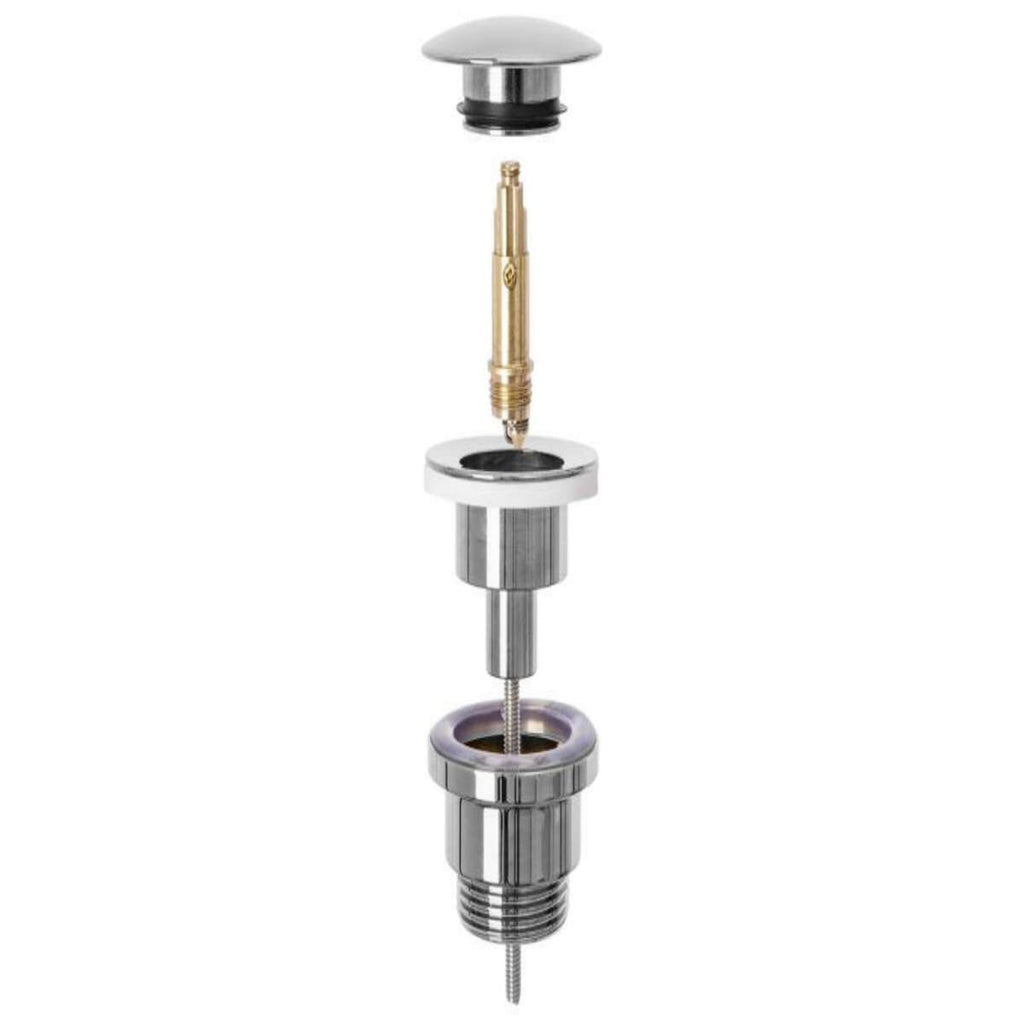 Ventil Click-Clack Lavoar Universal Crom, Filet Standard 1 1/4 3