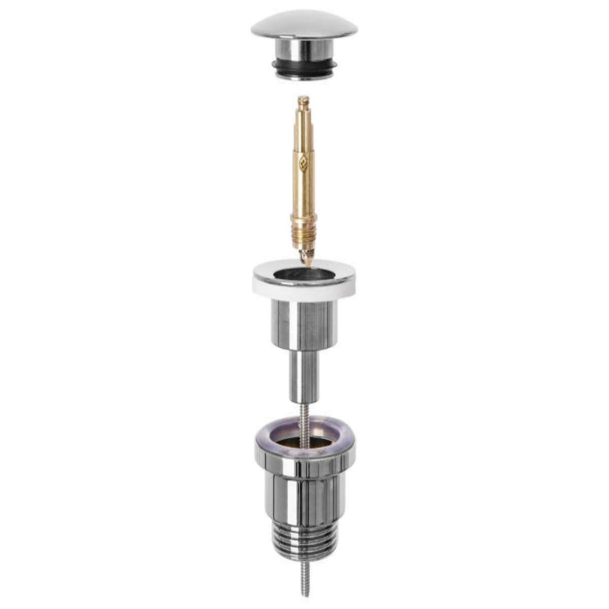 Ventil Click-Clack Lavoar Universal Crom, Filet Standard 1 1/4 3