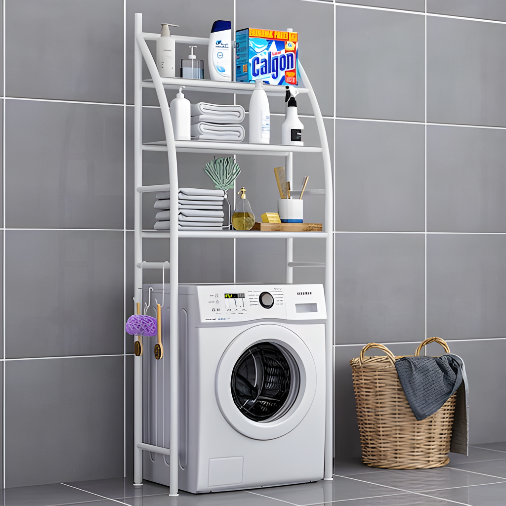 Etajeră Organizator Baie, Raft Depozitare Deasupra Mașinii de Spălat
